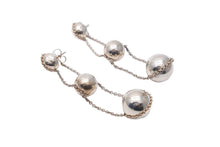 Load image into Gallery viewer, 定価12万円 TIFFANY&amp;Co. ティファニー ピアス ハードウェア トリプルドロップ シルバー925 ぶら下がり 8.5g 美品 43223