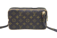 画像をギャラリービューアに読み込む, 極美品 LOUIS VUITTON ルイヴィトン ショルダーバッグ マルリーバンドリエール M51828 モノグラム ゴールド金具 中古 43238