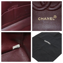 画像をギャラリービューアに読み込む, 極美品 CHANEL マトラッセWフラップチェーンショルダー 5番台 25 ショルダーバッグ ブラック×ゴールド ラムスキン 中古 43248