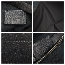 Load image into Gallery viewer, GUCCI グッチ GGキャンバス ボディバッグ ウエストバッグ ウエストポーチ キャンバス レザー ブラック 美品 中古 43252