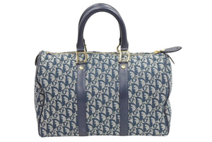 Dior ディオール ロゴグラム トロッター ボストン ハンドバッグ PZ0032 ボストンバッグ 美品 中古 43256
