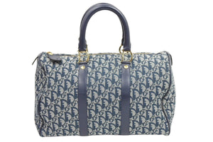 Dior ディオール ロゴグラム トロッター ボストン ハンドバッグ PZ0032 ボストンバッグ 美品 中古 43256