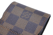 画像をギャラリービューアに読み込む, 新品同様 LOUIS VUITTON ルイヴィトン ダミエエテュイシガレットケース ポーチ 小物入れ ブラウン 中古 43262