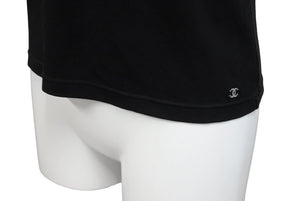 新品同様 CHANEL シャネル キャミソール ノースリーブ P58291 V36272 ブラック ホワイト サイズ36 中古 43286