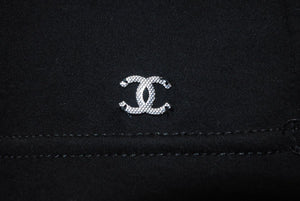 新品同様 CHANEL シャネル キャミソール ノースリーブ P58291 V36272 ブラック ホワイト サイズ36 中古 43286