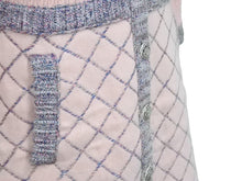 Load image into Gallery viewer, CHANEL シャネル カーディガン トリミングワンピース P52761K06813 シルク カシミヤ モヘア ピンク サイズ36 美品 中古 43296