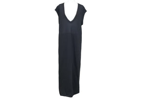 standard james perse スタンダード ジェームズパース ノースリーブ ワンピース コットン ブラック サイズ0 美品 中古 43303