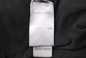 standard james perse スタンダード ジェームズパース ノースリーブ ワンピース コットン ブラック サイズ0 美品 中古 43303