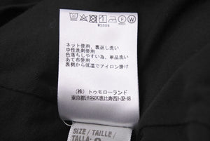 standard james perse スタンダード ジェームズパース ノースリーブ ワンピース コットン ブラック サイズ0 美品 中古 43303