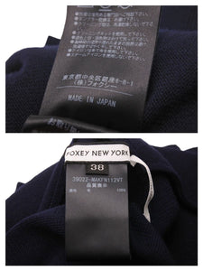 FOXEY NEWYORK COLLECTION フォクシー ニューヨーク コレクション ニット ガウチョパンツ ネイビー 39022 サイズ38 美品 中古 43312