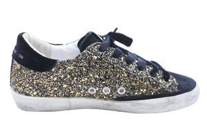 GOLDEN GOOSE ゴールデングース スニーカー リミテッド1196足 グリッター ブラック スウェード 星 サイズ36 中古 43369