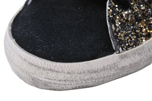 Load image into Gallery viewer, GOLDEN GOOSE ゴールデングース スニーカー リミテッド1196足 グリッター ブラック スウェード 星 サイズ36 中古 43369