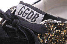 Load image into Gallery viewer, GOLDEN GOOSE ゴールデングース スニーカー リミテッド1196足 グリッター ブラック スウェード 星 サイズ36 中古 43369