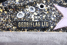 Load image into Gallery viewer, GOLDEN GOOSE ゴールデングース スニーカー リミテッド1196足 グリッター ブラック スウェード 星 サイズ36 中古 43369