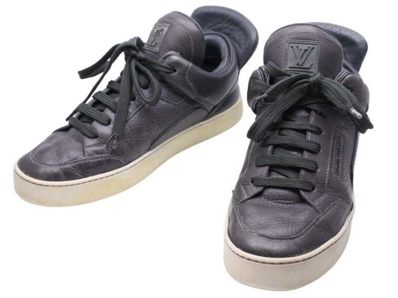 LOUIS VUITTON ルイヴィトン カニエウエスト ドンズ 7 スニーカー 2009年 グレー 美品 中古 43389 正規品