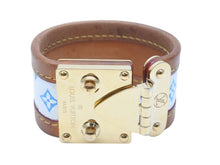 Load image into Gallery viewer, ルイヴィトン LOUIS VUITTON ブラスレ セリュール ブレスレット 村上隆 バングル マルチ ブロン レザー M92593 中古 43394 正規品
