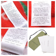 Load image into Gallery viewer, 極美品 GUCCI グッチ 100周年 モヘア ベスト ニット 袖なし ロゴ Vネック トップス MUSICISMINE モヘヤ ナイロン ウール 中古 43403