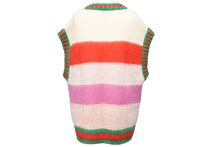 Load image into Gallery viewer, 極美品 GUCCI グッチ 100周年 モヘア ベスト ニット 袖なし ロゴ Vネック トップス MUSICISMINE モヘヤ ナイロン ウール 中古 43403