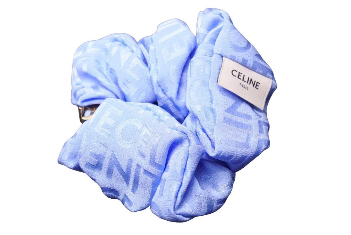 新品同様 CELINE セリーヌ シュシュ ロゴ トーン ブレスレット