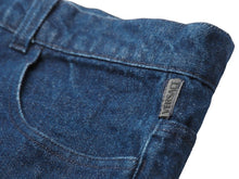 Load image into Gallery viewer, VERSACE ヴェルサーチ デニムパンツ ジーンズ ボトムス メデューサボタン デニム ネイビー 美品 中古 43431