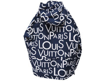 画像をギャラリービューアに読み込む, LOUIS VUITTON ルイヴィトン パッカブルギャラクシージャケット ブルゾン ロゴ総柄 ネイビー ホワイト サイズ48 美品 中古 43433