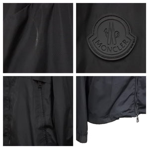 MONCLER モンクレール ナイロンジャケット MASSEREAU GIUBBOTTO 20SS F10911A73800 ナイロン ブラック ホワイト 美品 中古 43434