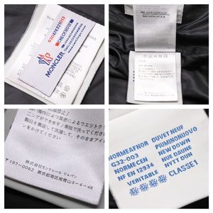 MONCLER モンクレール ナイロンジャケット MASSEREAU GIUBBOTTO 20SS F10911A73800 ナイロン ブラック ホワイト 美品 中古 43434