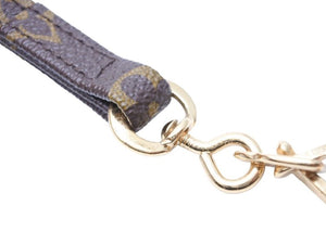 Louis Vuitton ルイヴィトン コリエ ペットリード ハーネス 散歩紐 TJ1161 リボン モノグラム ブラウン 美品 中古 43467
