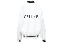 画像をギャラリービューアに読み込む, 新品同様 CELINE セリーヌ ブルゾン テディジャケット ナイロンジャケット 2W365495M ブラック ホワイト 中古 43480
