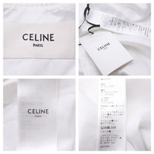 画像をギャラリービューアに読み込む, 新品同様 CELINE セリーヌ ブルゾン テディジャケット ナイロンジャケット 2W365495M ブラック ホワイト 中古 43480
