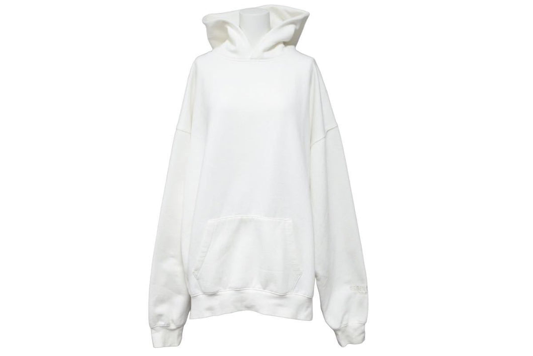 ESSENTIALS エッセンシャルズ パーカー ロゴ FEAR OF GOD フィアオブゴッド ホワイト トップス サイズL 美品 中古 43484