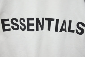 ESSENTIALS エッセンシャルズ パーカー ロゴ FEAR OF GOD フィアオブゴッド ホワイト トップス サイズL 美品 中古 43484
