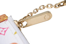 Load image into Gallery viewer, Louis Vuitton ルイヴィトン キー&amp;コインケース 小銭入れ M92655 コーティングキャンバス ホワイト マルチカラー 美品 中古 43495