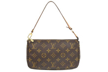画像をギャラリービューアに読み込む, LOUIS VUITTON ルイ・ヴィトン ポシェット・アクセソワール モノグラム ブラウン M40712 アクセサリーポーチ 美品 中古 43508
