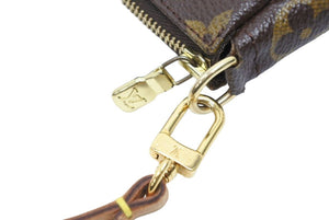 LOUIS VUITTON ルイ・ヴィトン ポシェット・アクセソワール モノグラム ブラウン M40712 アクセサリーポーチ 美品 中古 43508