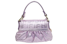 Load image into Gallery viewer, FENDI フェンディ ワンショルダーポーチ ミニバッグ ハンドバッグ FFロゴ レザー パープル 2381-8BK042-MNG-059 美品 中古 43510
