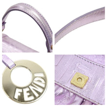 Load image into Gallery viewer, FENDI フェンディ ワンショルダーポーチ ミニバッグ ハンドバッグ FFロゴ レザー パープル 2381-8BK042-MNG-059 美品 中古 43510