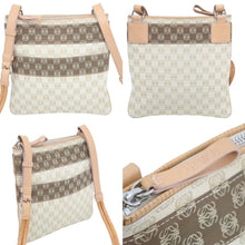 Load image into Gallery viewer, LOEWE ロエベ ショルダーバッグ クロスボディバッグ アナグラム ロゴグラム ヴィンテージ キャンバス ブラウン 良品 中古 43511