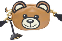 画像をギャラリービューアに読み込む, [USED/中古]MOSCHINO モスキーノ ショルダーバッグ ブラウン ブラック レザー Bランク 中古 n43552