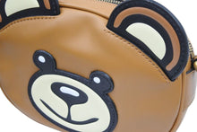 画像をギャラリービューアに読み込む, [USED/中古]MOSCHINO モスキーノ ショルダーバッグ ブラウン ブラック レザー Bランク 中古 n43552