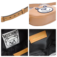 画像をギャラリービューアに読み込む, [USED/中古]MOSCHINO モスキーノ ショルダーバッグ ブラウン ブラック レザー Bランク 中古 n43552