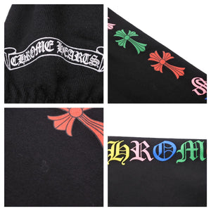 CHROME HEARTS クロムハーツ マルチカラーセメタリークロススウェットパンツ 2022SS コットン マルチカラー S 美品 中古 43566