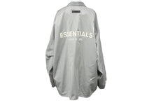 画像をギャラリービューアに読み込む, ESSENTIALS エッセンシャルズ COACHES JACKET SEAFORM バックロゴコーチブルゾン グリーン ナイロン サイズXL 美品 中古 43575