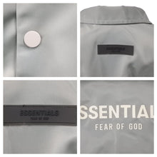画像をギャラリービューアに読み込む, ESSENTIALS エッセンシャルズ COACHES JACKET SEAFORM バックロゴコーチブルゾン グリーン ナイロン サイズXL 美品 中古 43575