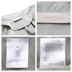 ESSENTIALS エッセンシャルズ COACHES JACKET SEAFORM バックロゴコーチブルゾン グリーン ナイロン サイズXL 美品 中古 43575
