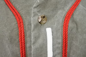 READYMADE レディメイド ベースボール シャツ テント生地 カーキ Baseball Shirt US army tent shell 良好 中古 43579