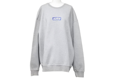 ADERERROR アーダーエラー FW21 Origin Line BoxLogo ボックスロゴ スウェット トレーナー グレー A2 美品 中古 43586 