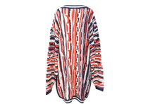 Load image into Gallery viewer, COOGI クージー 3D ニット マルチカラー トップス ウール セーター 立体編み 個性的 3XL 美品 中古 43608