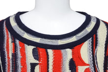 Load image into Gallery viewer, COOGI クージー 3D ニット マルチカラー トップス ウール セーター 立体編み 個性的 3XL 美品 中古 43608