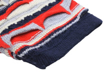 Load image into Gallery viewer, COOGI クージー 3D ニット マルチカラー トップス ウール セーター 立体編み 個性的 3XL 美品 中古 43608